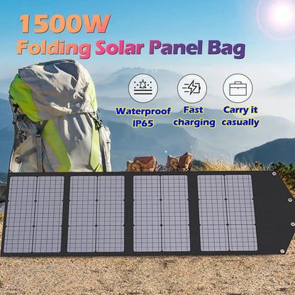 Survival Now™ 1500W Portable Solar Panel Kit