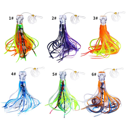 Survival Now™ Resin Head Octopus Soft Skirt Lure