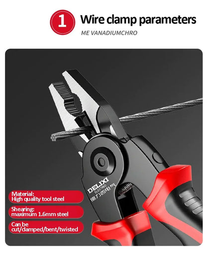 Survival Now™ Multifunctional Replaceable Electrician Pliers