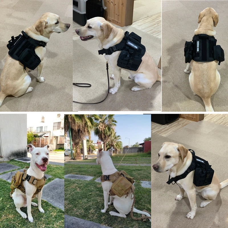 Survival Now™ K9 Tactical Military Vest & Leash Set