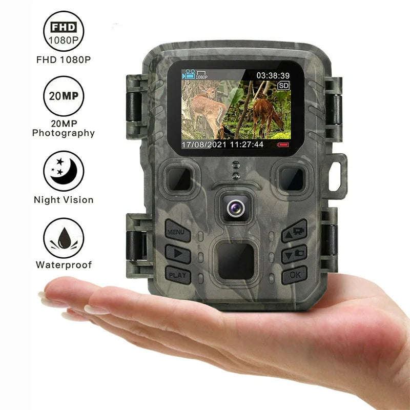 Outdoor Mini Trail Camera – HD, Night Vision & Waterproof