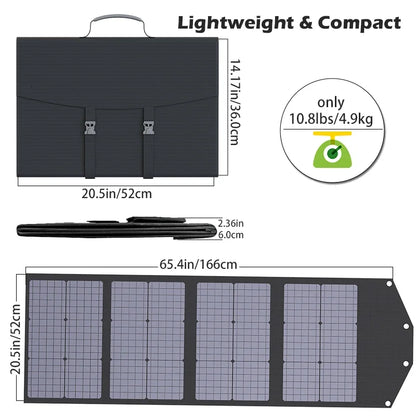 Survival Now™ 1500W Portable Solar Panel Kit