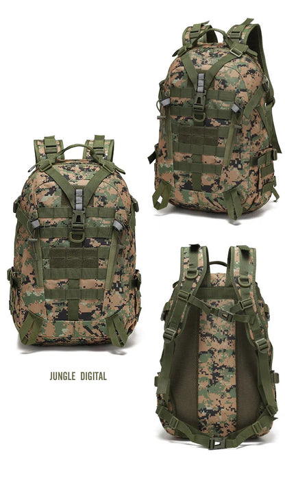 Survival Now™ 40L Tactical Reflective Backpack