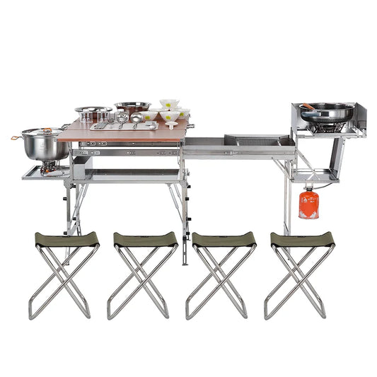 Outdoor Magic Kitchen Mobile Folding Picnic Stove