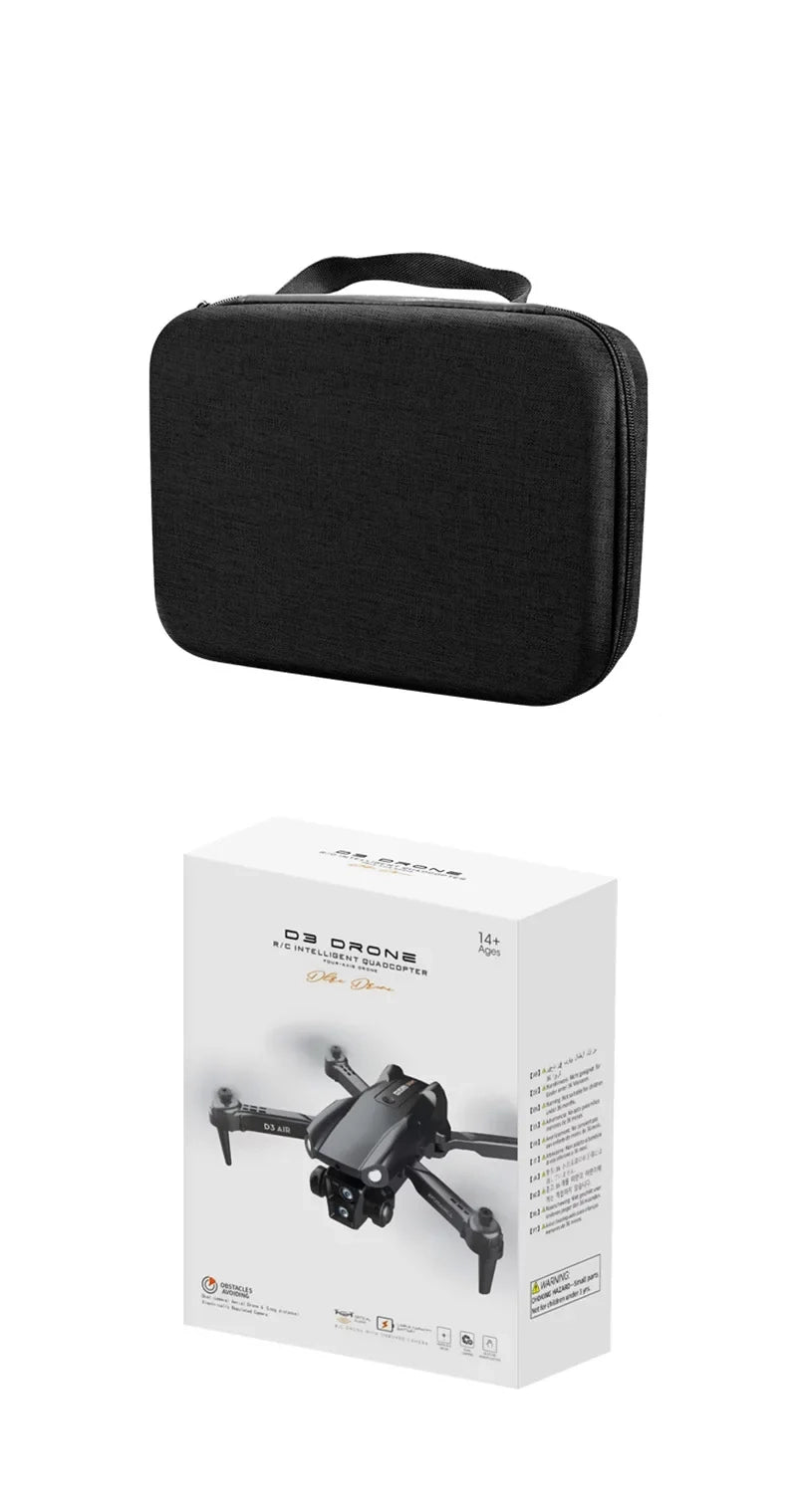 D3 Air Drone - 8K Triple Camera with GPS & 10KM Range