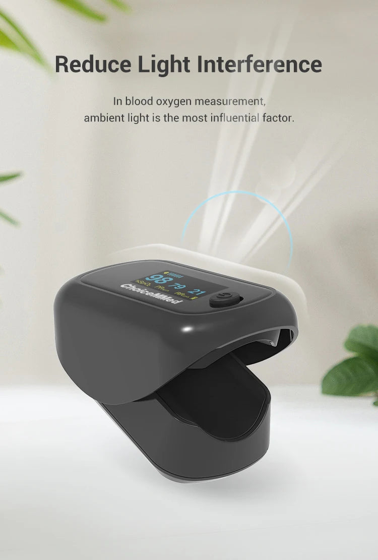 Portable Finger Pulse Oximeter – Accurate SpO2 & Pulse Rate Monitor