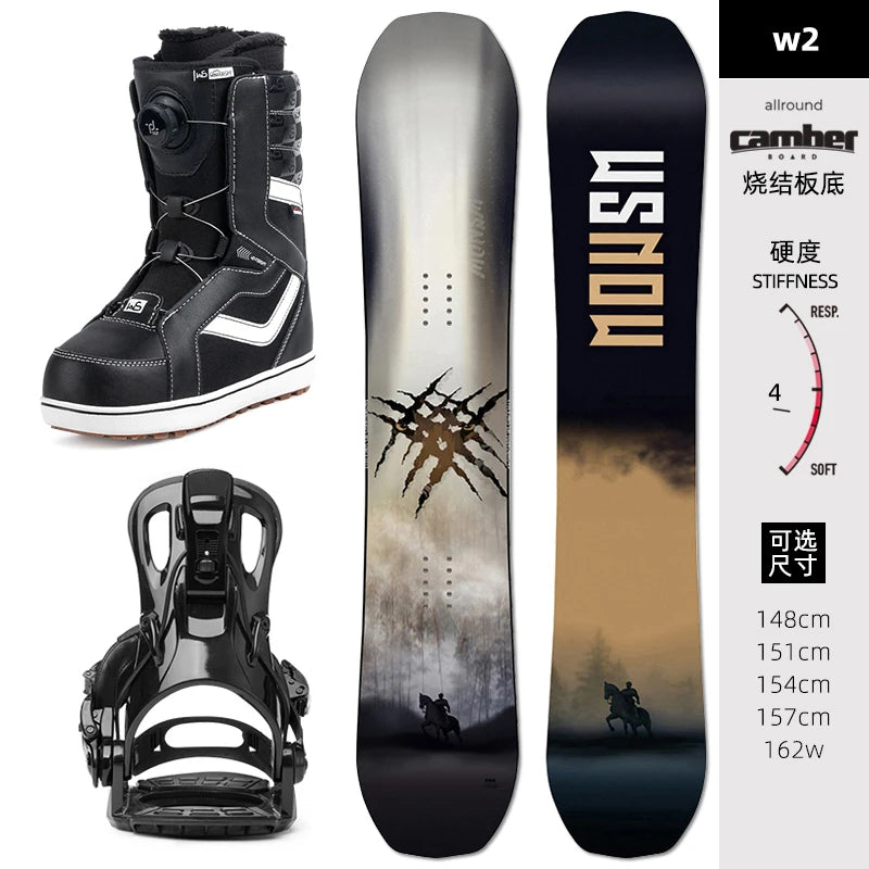 All-Terrain / All-Mountain Men’s Snowboards & Skis – Master Every Slope with Power and Precision