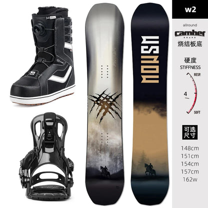 All-Terrain / All-Mountain Men’s Snowboards & Skis – Master Every Slope with Power and Precision