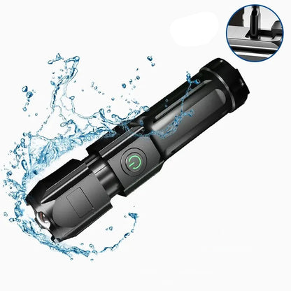 Powerful 100,000 Lumen LED Flashlight – USB Rechargeable