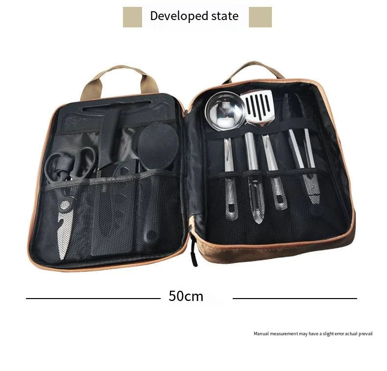 Survival Now™ 8pcs Camping Kitchen Cookware Set