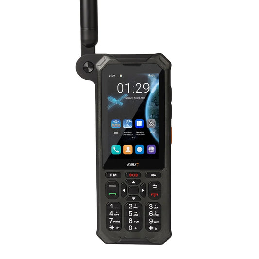 Waterproof, PTT-Enabled Satellite Walkie Talkie with GPS & SOS
