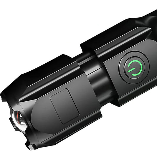 Powerful 100,000 Lumen LED Flashlight – USB Rechargeable