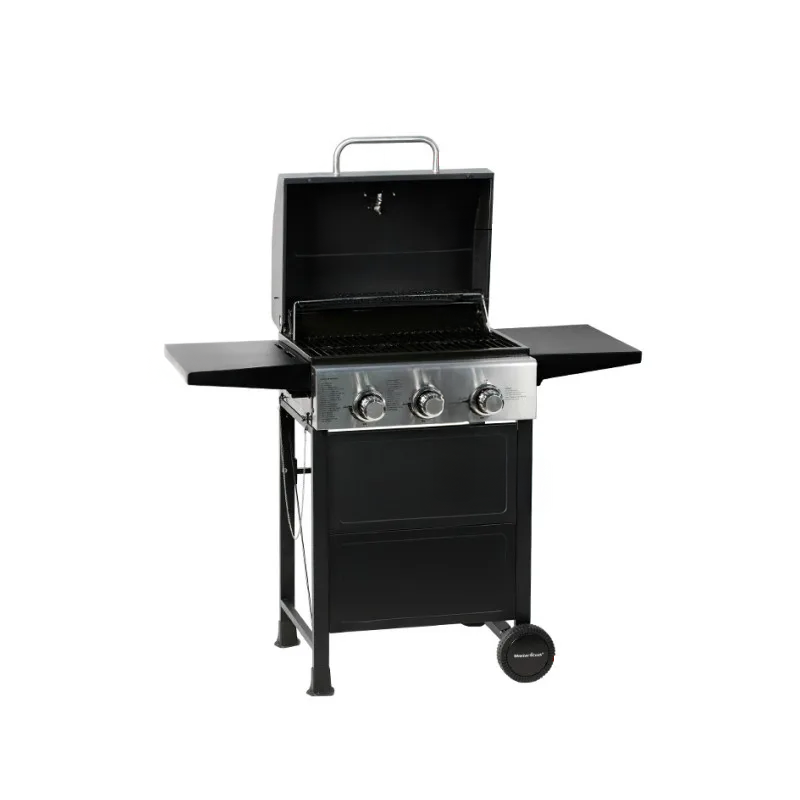 3-Burner American-Style Gas Barbecue Grill