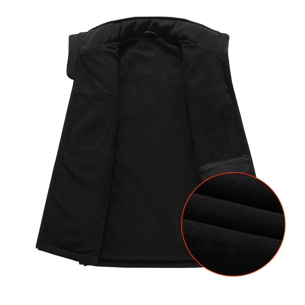 Fleece Electric Heated Vest - USB Powered, Lightweight, Versatile