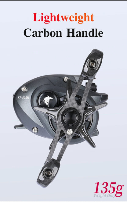 Survival Now™ Dark Wolf 135g Bait cast Reel