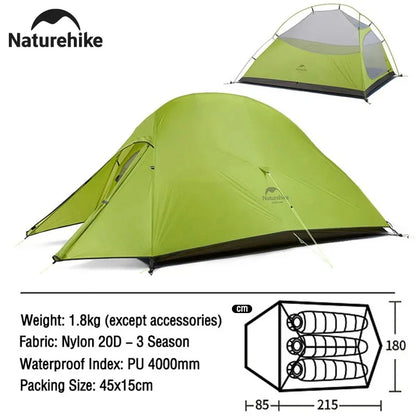 Survival Now™ 3-Person Backpacking Tent