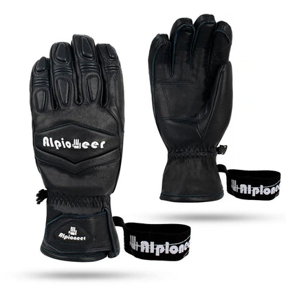 Survival Now™ Leather Ski & Snowboard Mittens