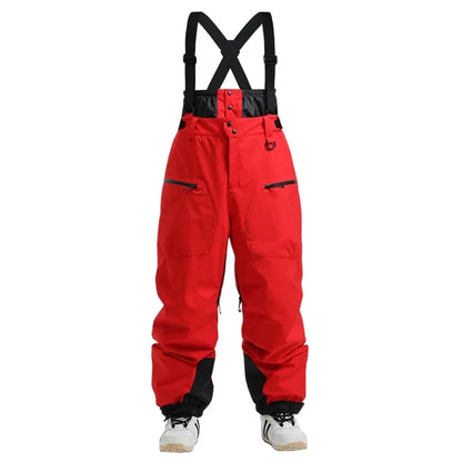 Men’s Skiing Pants – Thermal-Insulated, Waterproof & Windproof Snowboard Overalls