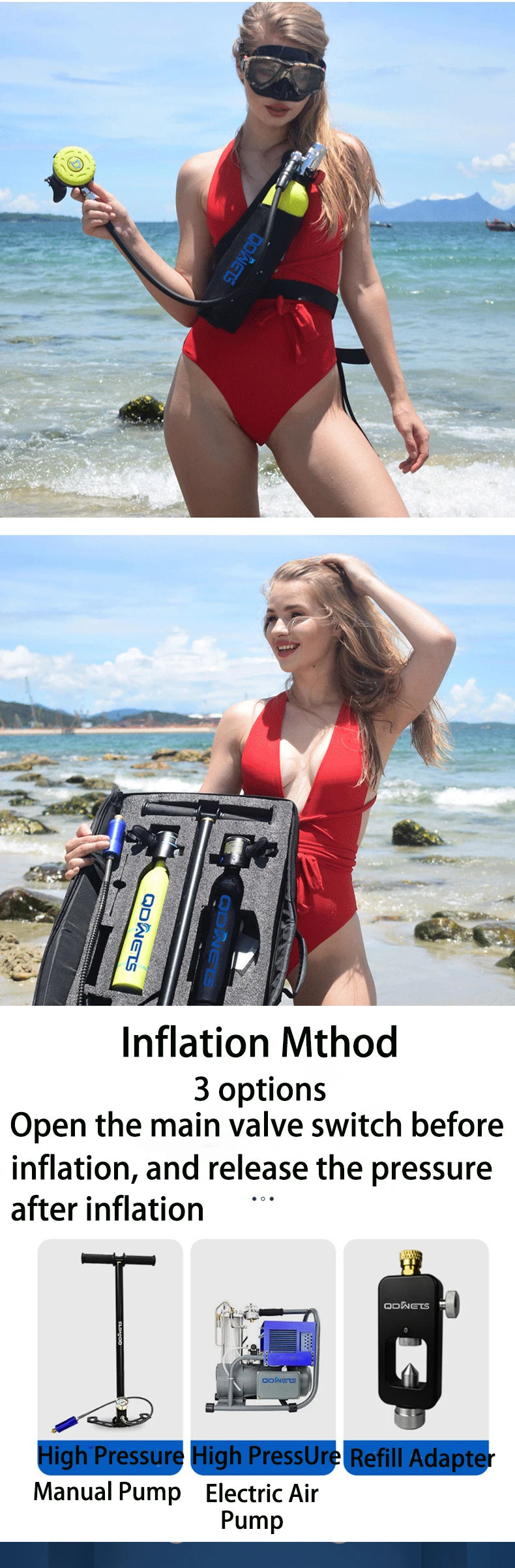 Survival Now™ Mini Scuba Tank