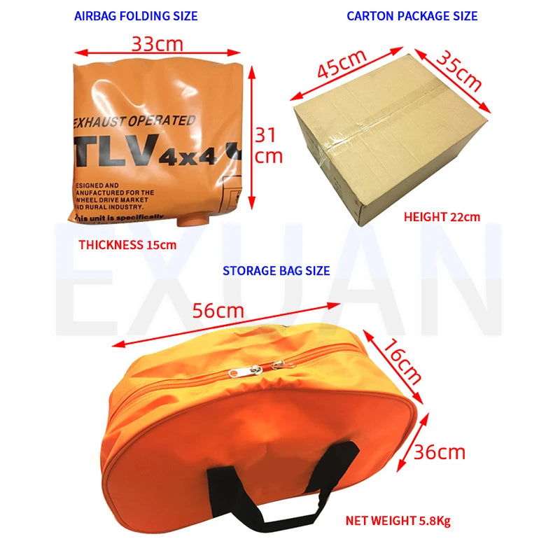 Survival Now™ 4.5-Ton Exhaust Air Jack