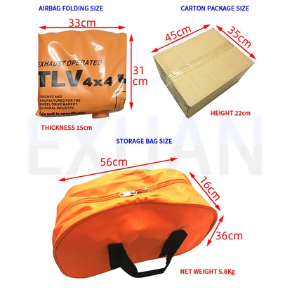 Survival Now™ 4.5-Ton Exhaust Air Jack