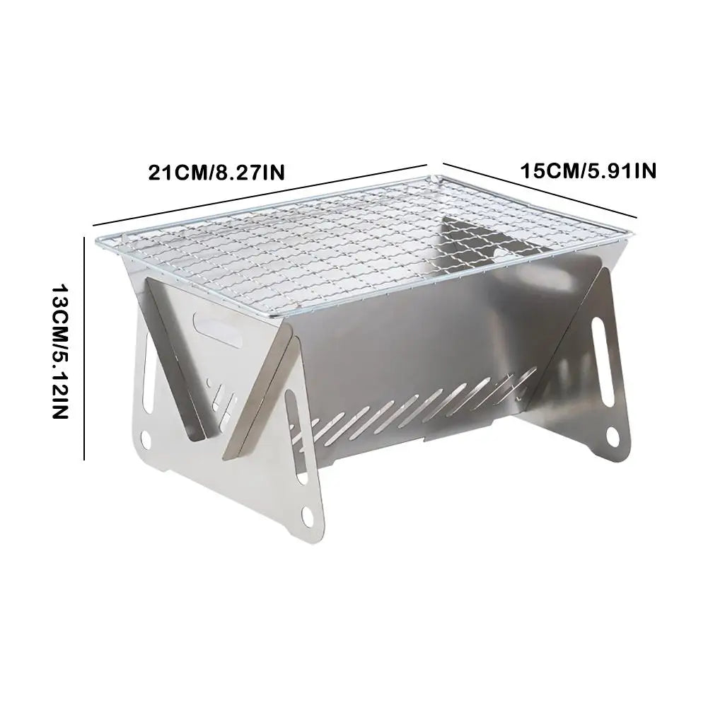 Stainless Steel Incinerator Grill BBQ Charcoal Stove: The Ultimate Portable Cooking Solution