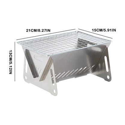 Stainless Steel Incinerator Grill BBQ Charcoal Stove: The Ultimate Portable Cooking Solution