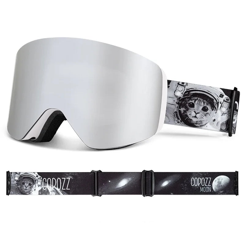 Ski Goggles & Snowboard Mask – UV400 Yellow Lens Eyewear Kit for Adults