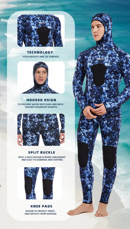 Survival Now™ Men’s 3mm Premium Camouflage Wetsuit