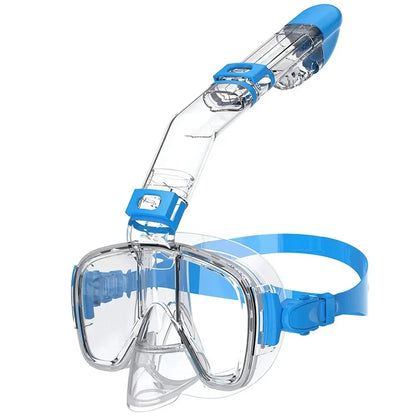 Survival Now™ Underwater Snorkeling Half-Face Mask Set