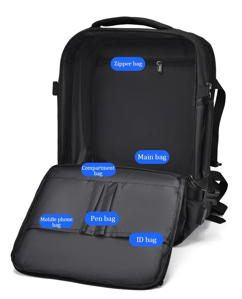Survival Now™ 18-Inch Men’s Business Laptop Backpack