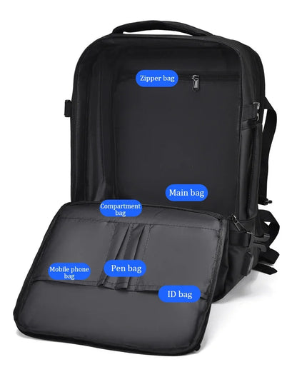 Survival Now™ 18-Inch Men’s Business Laptop Backpack