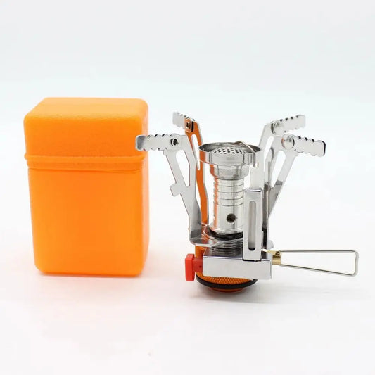 Foldable Outdoor Stove – Ultra-Light Mini Gas Stove for Outdoor Cooking