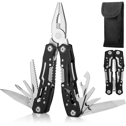Folding Multi-Tool Pocket Pliers – 10-in-1 Portable Too