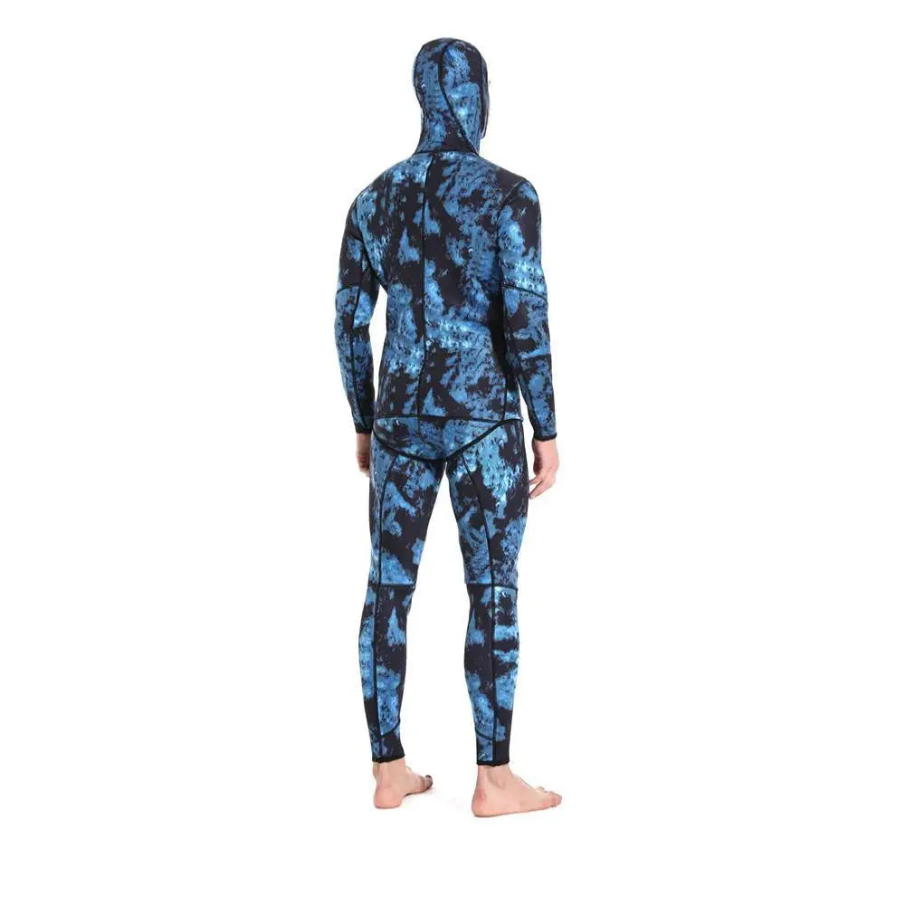 Camouflage 3mm Neoprene Wetsuit - Two-Piece for Diving