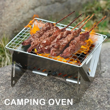 Stainless Steel Incinerator Grill BBQ Charcoal Stove: The Ultimate Portable Cooking Solution