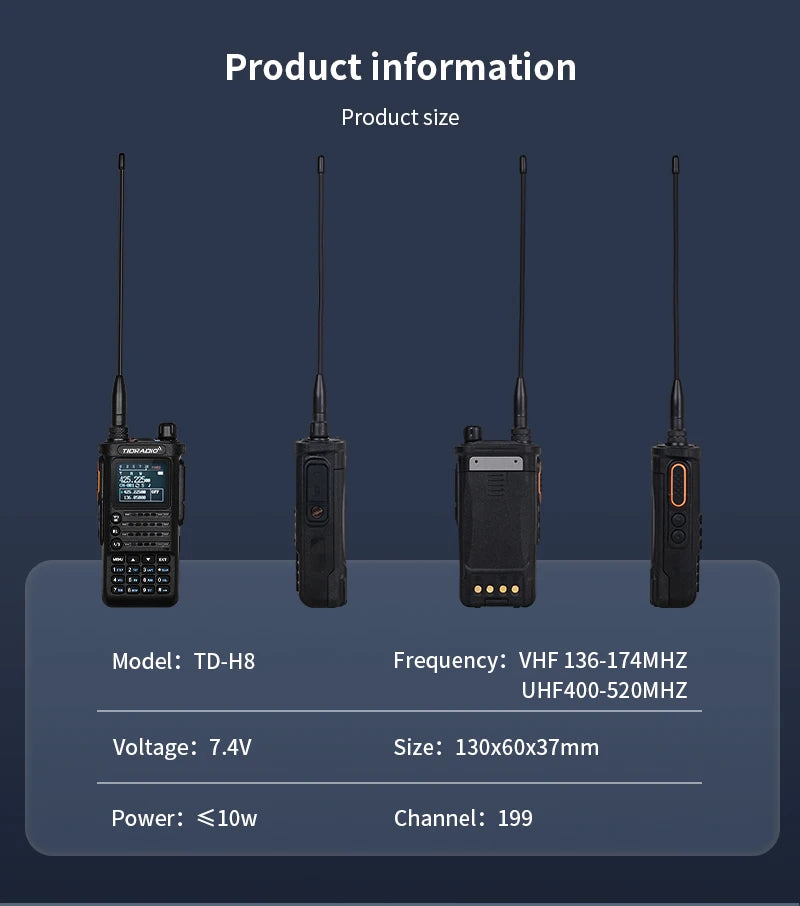 Survival Now™ Long Range Professional Two-Way Radio Set