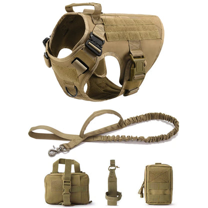 Survival Now™ K9 Tactical Military Vest & Leash Set