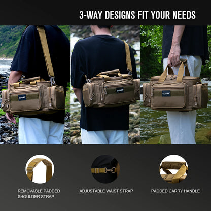Survival Now™ Shoulder Crossbody Fishing Bag