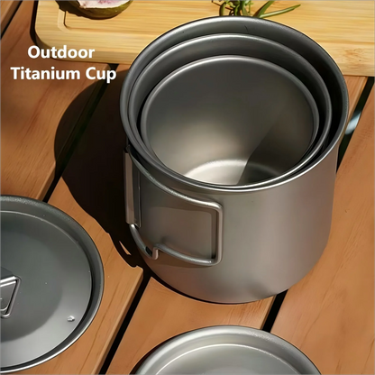 Survival Now™ Titanium Mug Portable Pot