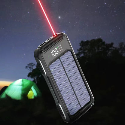 Survival Now™ 30,000mAh Large-Capacity Solar Power Bank