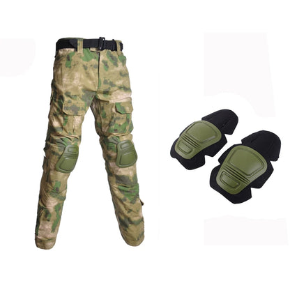 Slim Fit Army Shirt & Camouflage Cargo Pants