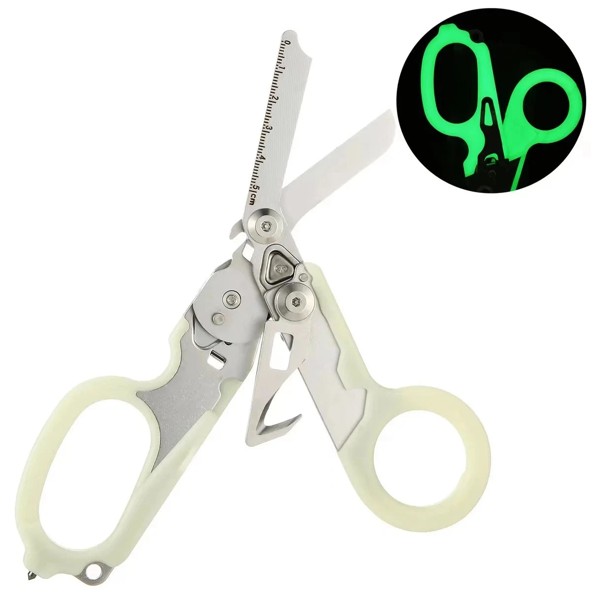 6-in-1 Foldable Emergency Medical Scissors