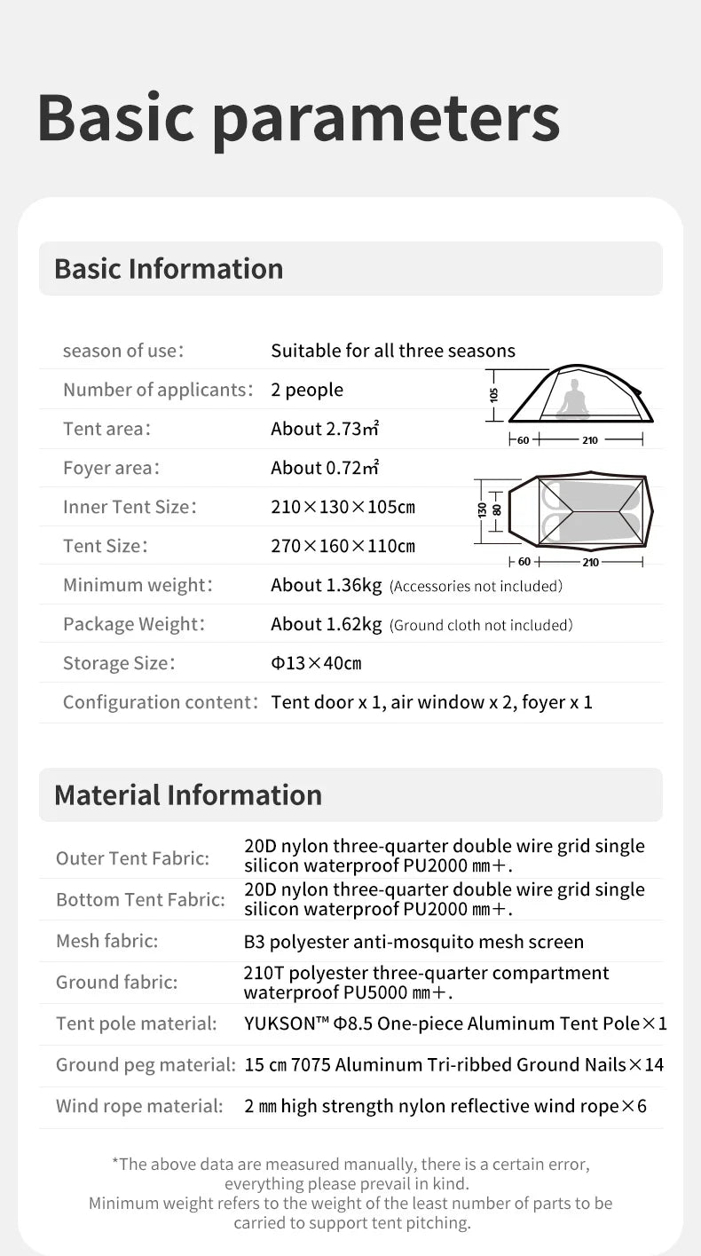Survival Now™ Hiking Camping Tents