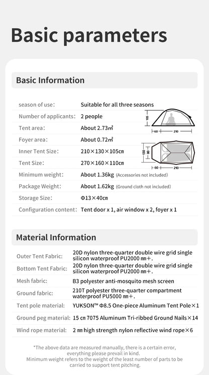 Survival Now™ Hiking Camping Tents