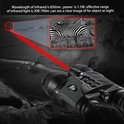 Survival Now™ Digital Night Vision Binoculars with Camera & Infrared Laser Rangefinder