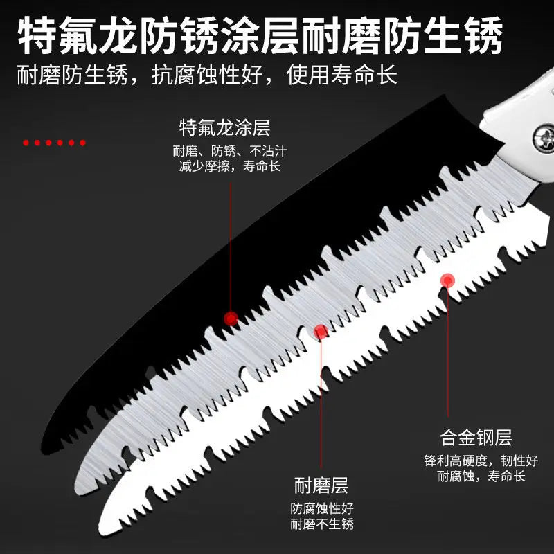 Survival Now™ Japanese Manganese Steel Folding Saw