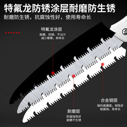 Survival Now™ Japanese Manganese Steel Folding Saw