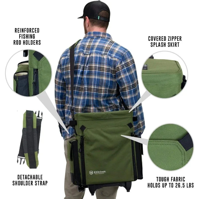 Survival Now™ Rolling Tackle Box with Wheels