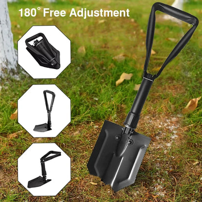 Survival Now™ Foldable Camping Shovel